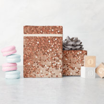 Varm Terrakotta Glöd Beige Glittermönster