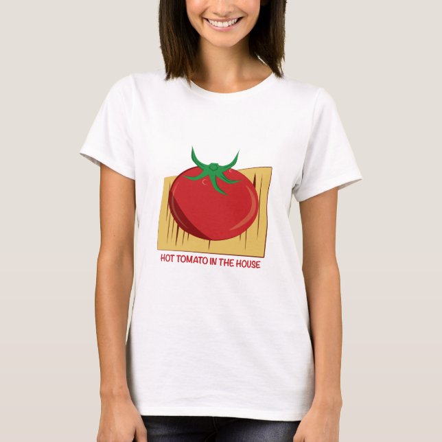 Varm tomat t-shirt (Framsida)
