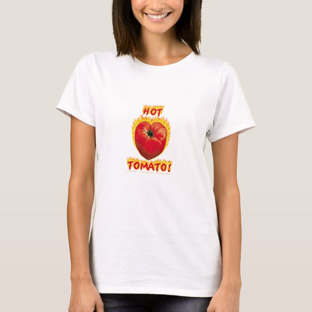 VARM TOMATUTSLAGSPLATS T-SHIRT (Framsida)