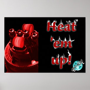 Värm upp dem poster