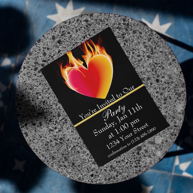 Värm Upp med Vår Eldfest! Inbjudningar (Skapare uppladdad)