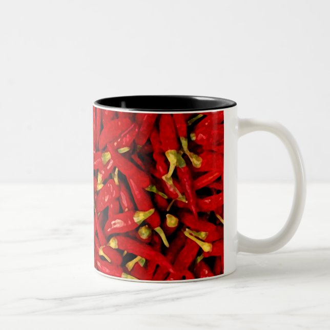 Varm varm hettmugg Två-Tonad mugg (Höger)