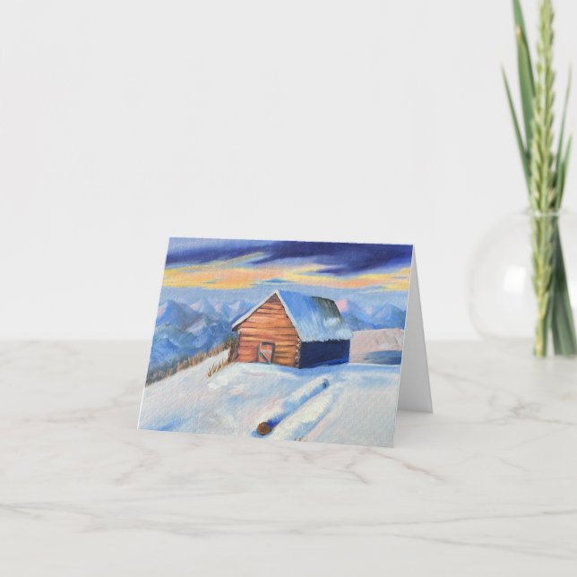 Varm vinter  kort (Framsida)