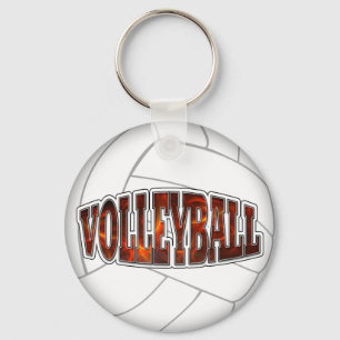 Varm volleyboll Keychain Nyckelring
