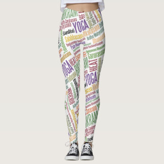 Varm Yoga, Bikram Yoga placerar Asanas Leggings