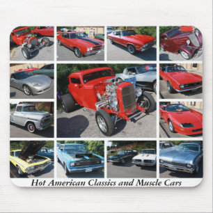 Varma amerikanklassiker och muskelbilar 19 musmatta