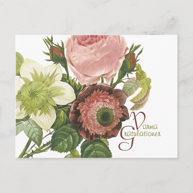 Varma Gratulationer CC0138 Vykort (Framsida)