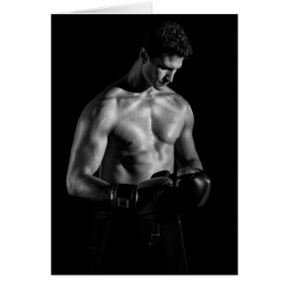 Varma handskar hälsningskort