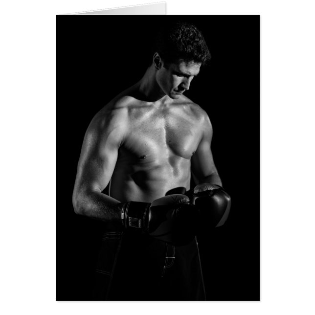 Varma handskar hälsningskort (Framsidan)