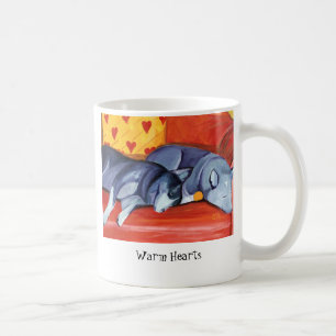 Varma hjärtor kaffemugg