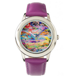 Varma lager av Lydia's Art Sangria Armbandsur