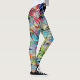 Varma lager av Lydia's Art Sangria Leggings
