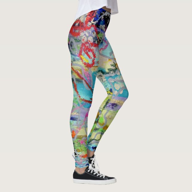 Varma lager av Lydia's Art Sangria Leggings (Höger)
