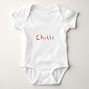 varma och kryddiga röda chilies tee