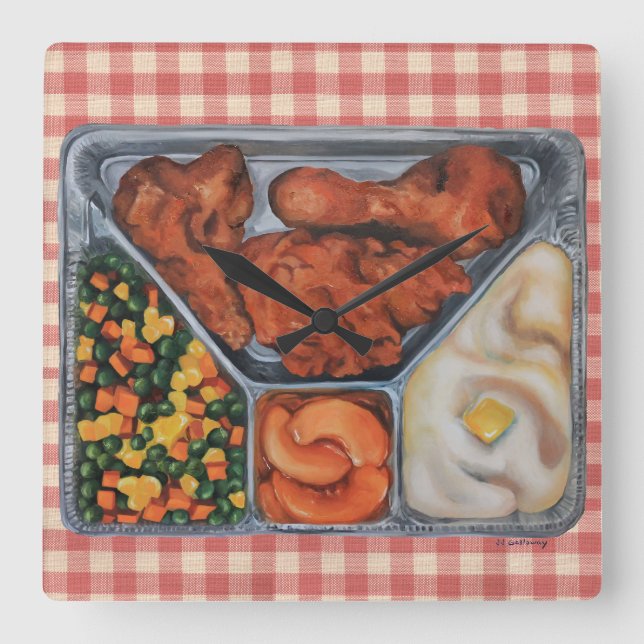 Värma och tjäna som! fyrkantig klocka (Framsida)