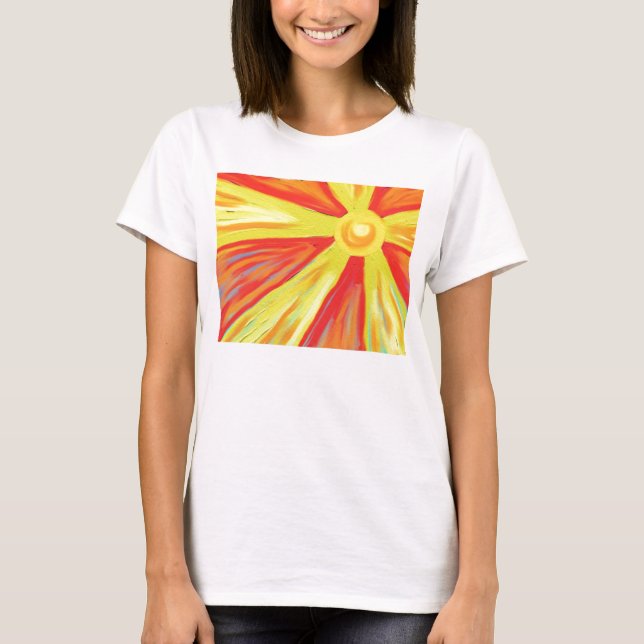 Varma solstrålar tee shirt (Framsida)