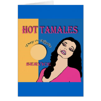 Varma Tamales Hälsningskort