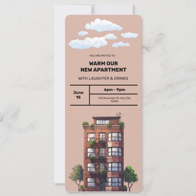 Varma vår nya inbjudan till avdelning (Framsida)