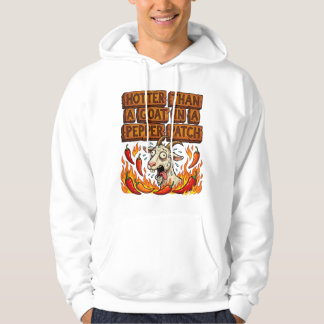Varmare än en get – Rolig sydstats hoodie