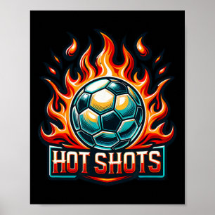 Varmaskjutande fotbollslag poster