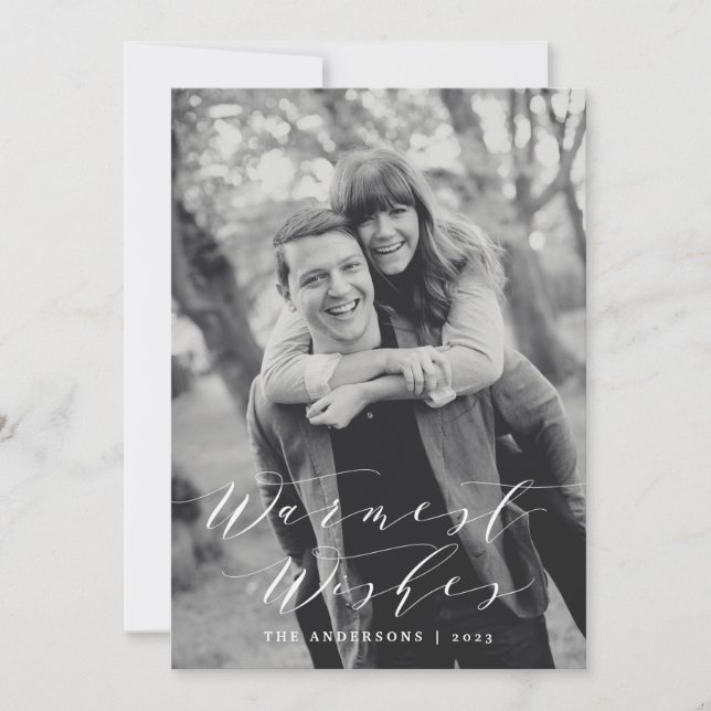 varmaste Önskemål | Helgdag-fotokort Julkort (Framsida)