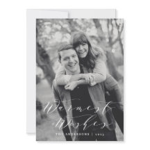 Varmaste önskningar | Högtidskort med foto