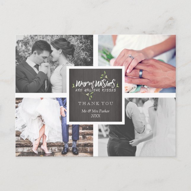 Varmaste önskningar Höstlov Pussar | Mistel Önskar Helg Vykort (Framsida)