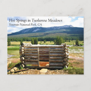 Varmbad i Tuolumne Meadows, Yosemite, CA Post Vykort