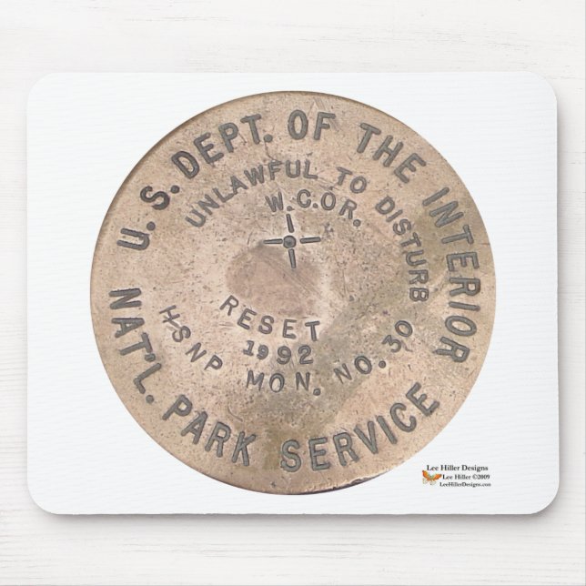 Varmbad US Dept Of The Interior Gåvor Kläder Musmatta (Framsidan)