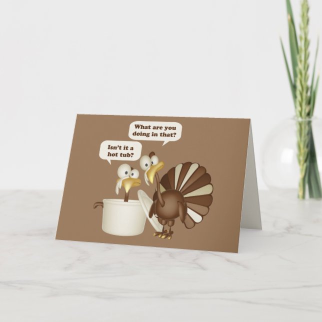 Varmbadskalkon Helgkort (Framsida)