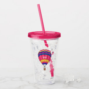 Varmbåtsballongserieillustration Take Away Mugg