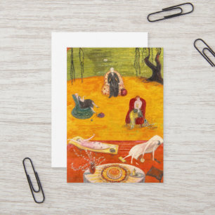 Värme av Florine Stettheimer Visitkort