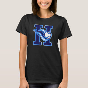 Värme Baseball Mörk blått H T Shirt