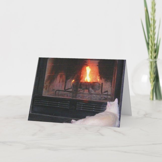 Värme helgdagtankar helgkort (Framsida)