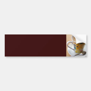 Värme koppen av kaffe bildekal