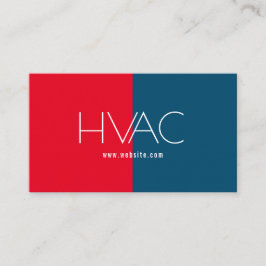 Värme & Kyla, Luftkonditionering VVS-företag Visitkort