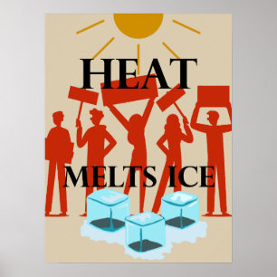 Värme Smälter Is Protest  Poster