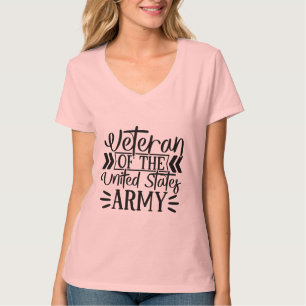 Varmé Verean Proud Militär V-Nacke T Shirt