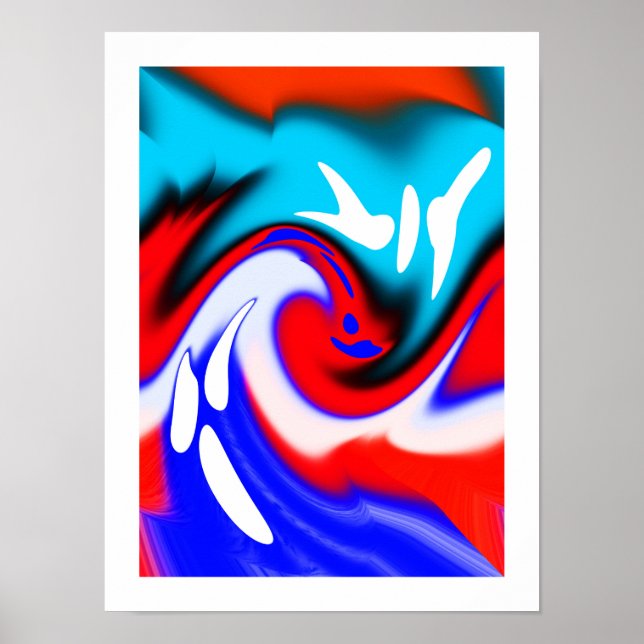 Värmebölja konst poster (Framsidan)