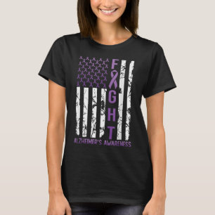 Värmemedvetandegörande Månadsdagen USA flagga Ribb T Shirt