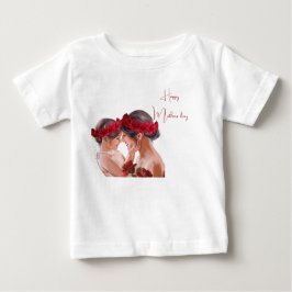 Värmerikt personligt blomgåva t shirt
