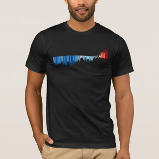 Värmestreck Stapeldiagram Globala temperaturer 185 T Shirt