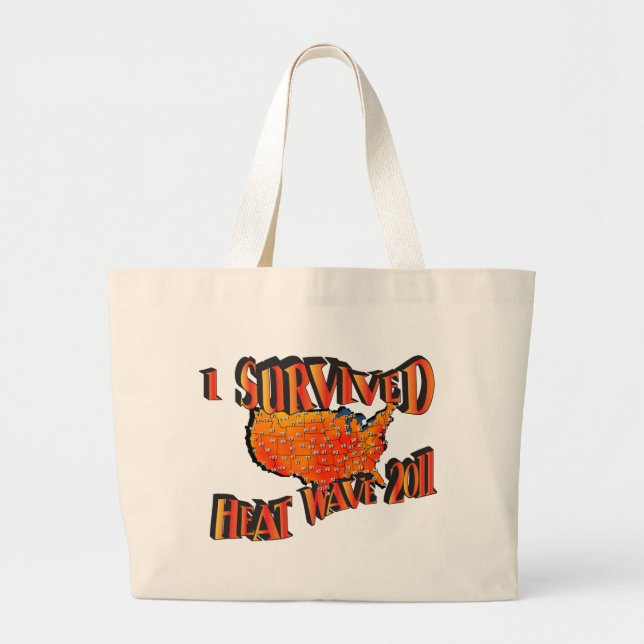 Värmevåg 2011-bag jumbo tygkasse (Framsidan)