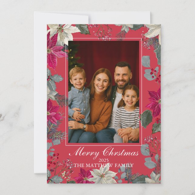 Varmfamiljens God jul-kort Inbjudningar (Framsida)