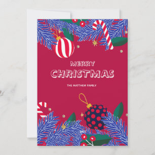 Varmfamiljens God jul-kort Inbjudningar