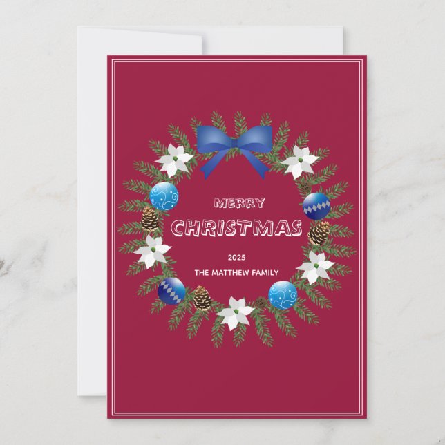 Varmfamiljens God jul-kort Inbjudningar (Framsida)