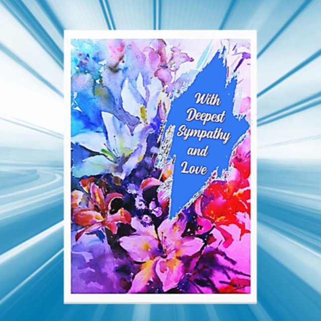 Varmfärgskort för skönhets-sympati för hälsning kort (Skapare uppladdad)