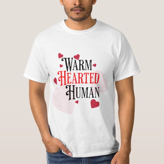 Varmhörd människa t shirt (Framsida)