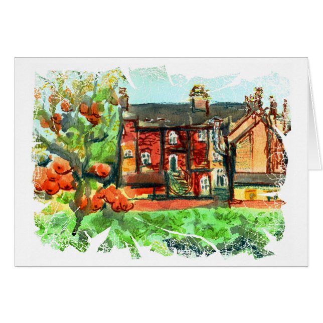 Varmhöstdagen Hälsningskort (Framsidan Horizontal)