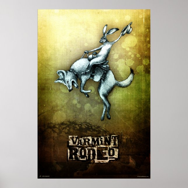 Varmint Rodeo Poster (Framsidan)
